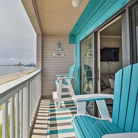 Updated Front Beach Condo With Resort Amenities! コーパスクリスティ エクステリア 写真