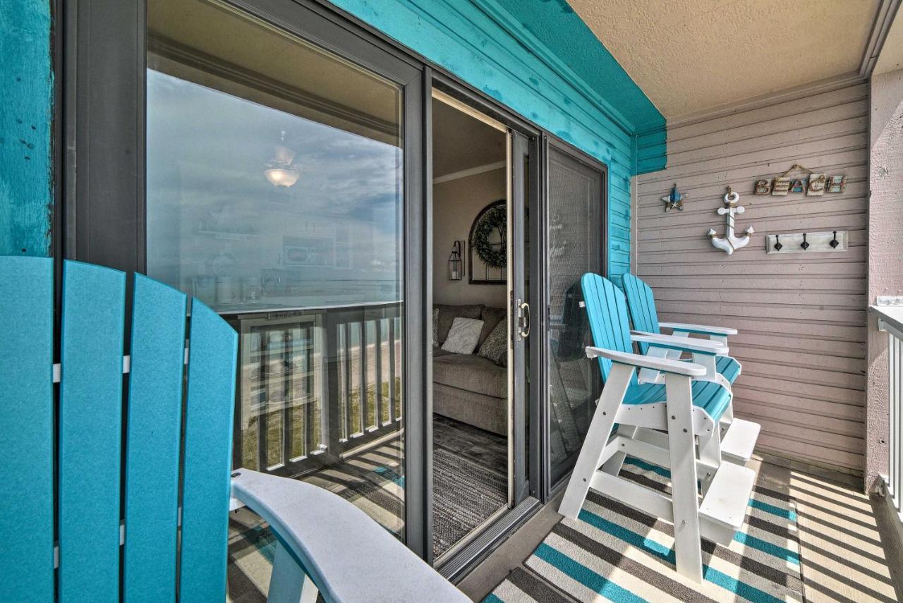 Updated Front Beach Condo With Resort Amenities! コーパスクリスティ エクステリア 写真